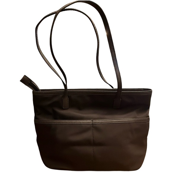 Michael Kors Brown Tote with Gold Accents - Picture 5 of 11